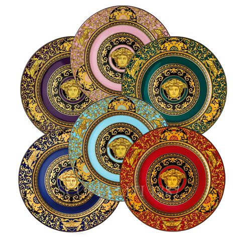 versace square plate|Versace home table.